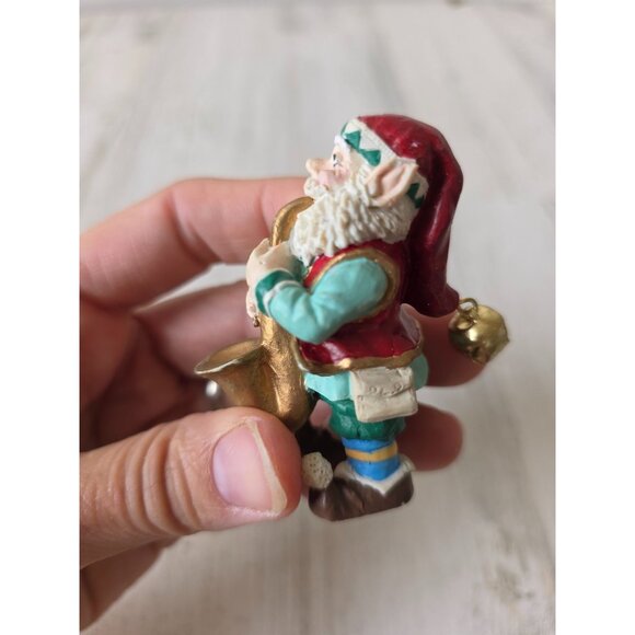 Vintage Santa saxophone band figurine Bell village Xmas decor - Picture 2 of 7